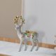 thumbnail image 4 of 2 piezas Reno Elk Salvador Árbol de Navidad Decoración Artesanía Figuras Colgante de ciervo decorativo, 4 of 10