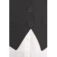 thumbnail image 5 of Women's Casual Button Down Racerback Belt Slim Fitted Tuxedo Suit Vest Top S-3XL, 5 of 5