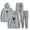 Grey, variant on QUACKITY FOR THE WORLD Men/Women Fall Suit Hoodies Sportswear Hooded Ankle Banded Pant Two Piece Set