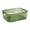 Green, variant on 1 Pcs Plastic Baskets With Handles,Plastic Storage Box,Small Organizer Basket Bins,Transparent Snacks Cosmetic Organizing Basket,Desktop Decorative Storage Basket,Home Open Storage Bins,Pink
