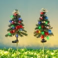 thumbnail image 6 of Meggemo Solar Christmas Tree Garden Lights Outdoor LED Snowflake Ground Stake Lights Lawn Patio Yard Holiday Landscape Lighting, 6 of 8