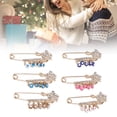 thumbnail image 1 of Brooch, 6 Colors Elegant Style Bright Golden  Jewelry  For Parties For Gift For Appointments, 1 of 8