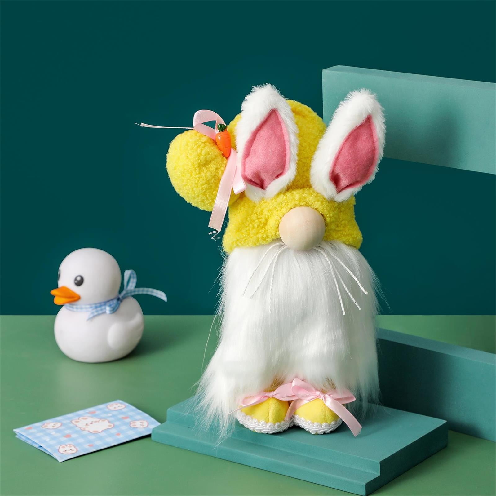 Easter Gnomes Bunny Decoration Dwarf Faceless Doll Plush Nordic Swedish  Elfs Present Home Ornaments Toys - Walmart.com