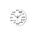 thumbnail image 3 of WORGEOUS Creative Mathematical Formula Wall Clock Quartz Clock Home Decor Teacher Gift for Classroom Home Office (White), 3 of 8