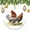 pattern-4, variant on Christmas Ceramic Ornament Rustic Rooster Country Style Circle Ornament Chickens Standing Outside Christmas Xmas Tree Ornament Decoration Hanging Pendant Decor Xmas Gift