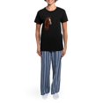 thumbnail image 4 of CafePress - Id Rather Be Riding! Horse Women's Dark Pajamas - Women's Short Sleeve Print T-Shirt and Pants Dark Cotton Pajama Set, 4 of 7