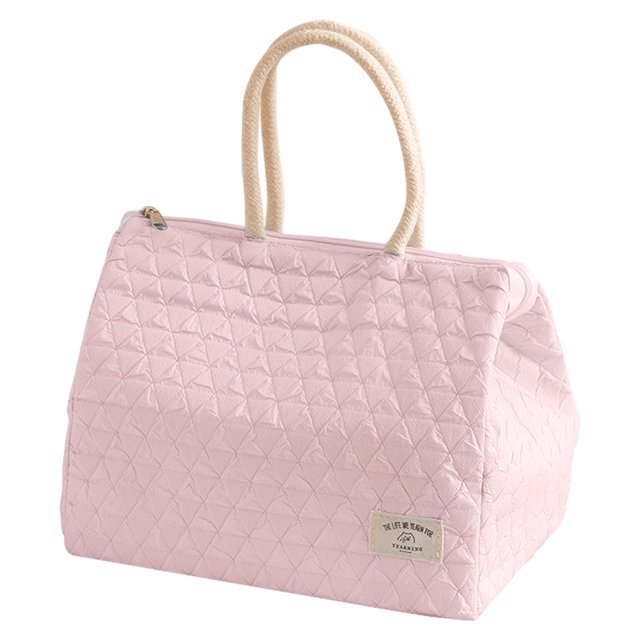 Una bolsa de arroz simple de gran capacidad de color sólido para que los estudiantes trabajen con una bolsa aislante de arroz individual