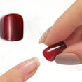 thumbnail image 2 of Set de 24 piezas cortas de uñas acrílicas, estilo dulce y fresco, 2 of 4
