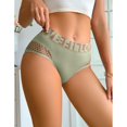 thumbnail image 4 of MEICHEN Solid High Waisted Boxer Briefs for Women Breathable Knitted Sports Panties Fashion Casual Seamless Underwear, 4 of 7