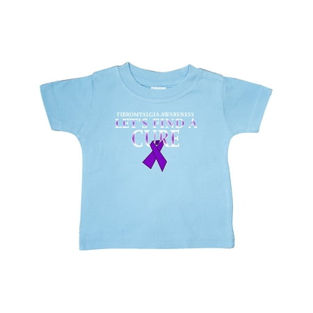 

Inktastic Fibromyalgia Awareness Let s Find a Cure with Purple Ribbon Gift Baby Boy or Baby Girl T-Shirt