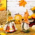 thumbnail image 5 of 1 Pack Fall Gnomes, Plush Thankgiving Autumn Decorations Harvest Gift Handmade Elf Dwarf Figurines with Pumpkin Maple Leaves Sunflower for Home Kitchen Farmhouse Tiered Tray Holiday Festival Party, 5 of 8