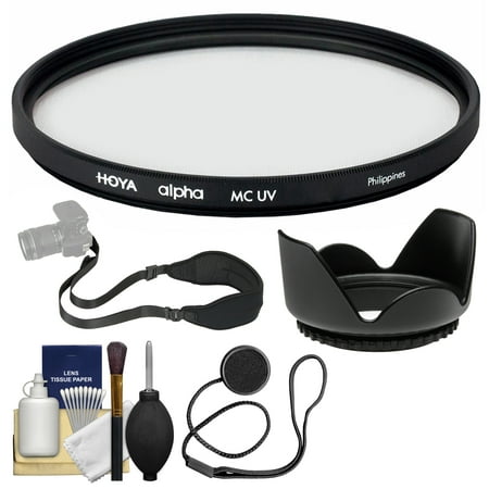 Hoya 55mm Alpha MC UV Filter with Cleaning Kit
