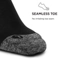 thumbnail image 3 of Feetures Plantar Fasciitis Relief Sock Light Cushion No Show Tab - Targeted Compression Sock for Women & Men - M, Black (1 Pair), 3 of 6