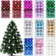 thumbnail image 5 of Adornos colgantes con purpurina, bolas navideñas, decoración para el hogar, adorno para el árbol de Navidad, 5 of 5