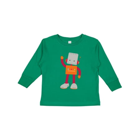 

Inktastic Cute Robot Silly Robot Funny Robot Robotics Gift Toddler Boy or Toddler Girl Long Sleeve T-Shirt