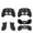 Black, variant on Silicone Protective Case for Flydigi Vader 4 Pro Gaming Controller Anti-Drop Dustproof Protective Sleeve Solid Color Anti-Scratch Ergonomic Protector Shell Skin