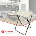 thumbnail image 5 of Metallic Multi-Purpose Foldable Table, Gold, 5 of 6