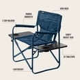 thumbnail image 5 of Flex 'N Go Outdoor Folding Chair for Camping with 2 Tables, Sapphire, 5 of 10