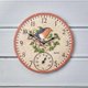 thumbnail image 1 of Outside In Robin 12" Wall Clock and Thermometer, 1 of 4