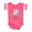 Football Pink and White, variant on I Love My Uncle Cute Elephants in Night Sky Boys or Girls Baby Bodysuit
