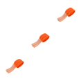 thumbnail image 3 of Moyic Hermosos diseños con cinta de encaje blanco: cinta de encaje de ganchillo blanca multifuncional y ampliamente utilizada naranja Type1 NO1, 3 of 6