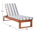 thumbnail image 7 of SAFAVIEH Outdoor Collection Solano Chaise Sunlounger Natural/Grey, 7 of 7