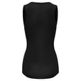 thumbnail image 3 of Womens Sleeveless Crew Neck Tank Tops Fashion Summer Casual Basic Slim Fit Racerback Top Shirt Blouses, 3 of 5