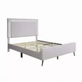 thumbnail image 3 of California King LED Platform Bed Frame with Adjustable Headboard, Light Gray, 3 of 3
