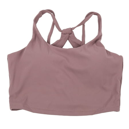 

Women Cross Back Sport Bras Girl Sports Bras for Yoga Fitness Workout Sport AccessoryPurple Gray M