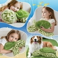 thumbnail image 2 of Niuniu Daddy 20" Turtle Stuffed Animals,3.3lb Weighted Green Sea Turtles Plush Toy, Giant Turtle Pillow with Soft Faux Fur, Gift for Baby, Kids & Adults, 2 of 16