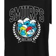 thumbnail image 3 of The Smurfs - Smurfs Collegiate - Women's Short Sleeve Graphic T-Shirt, 3 of 5