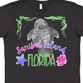 thumbnail image 4 of Inktastic Sanibel Island Florida Cute Swimming Manatee T-Shirt, 4 of 5