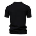 thumbnail image 3 of Polo Shirts for Men Short Sleeve Casual Knit Waffle Texture Polo Golf Shirt, 3 of 3