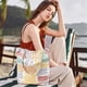 thumbnail image 4 of Bolsas de mano, bolsas de mano de pana para mujeres y niñas, bolsas de trabajo para mujeres, gran capacidad, bolsa de hombro reutilizable para comestibles con bolsillos interiores, 4 of 5