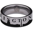 thumbnail image 2 of Washington DC Skyline Tungsten Carbide Ring, 2 of 9