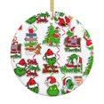 thumbnail image 1 of Adorno navideño colgante Grin-Ch para árbol de Navidad: adornos colgantes de cerámica para fiestas: ideas para regalar adornos navideños, 1 of 8