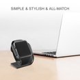 thumbnail image 4 of HAMPPLIES 1Set Creative Watch Charge Stand Holder for Smartwatch Owners Dark Grey Metal, 4 of 8