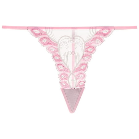 st Lady Slim Waist Trainer Plus Size Panties Lace Low Sexy 100 Cotton Underwear Women Sexy Thong Underwear Women s Panties Womens Underwear Variety ceangrtro Pink (3Packs) Pink (3Packs)
