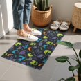 thumbnail image 4 of DarkBlue Cartoon Dinosaurs Text Pattern Door Rugs,Washable Non Slip Door Mats Indoor,Decorative Door Mats,Entry Mat Indoor for Entrance,Bedroom,Kitchen,Bathroom,16"x24", 4 of 6