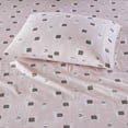 thumbnail image 3 of Intelligent Design Cozy Soft 81x96" Cotton Flannel Printed Sheet Set in Pink, 3 of 6