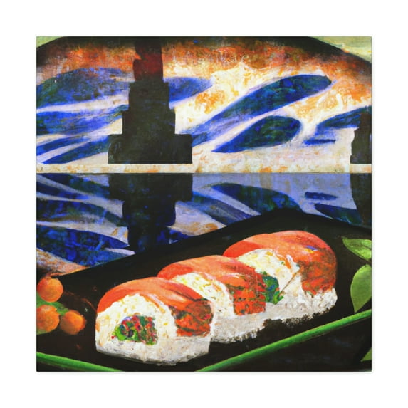 Sushi in Bloom - Canvas