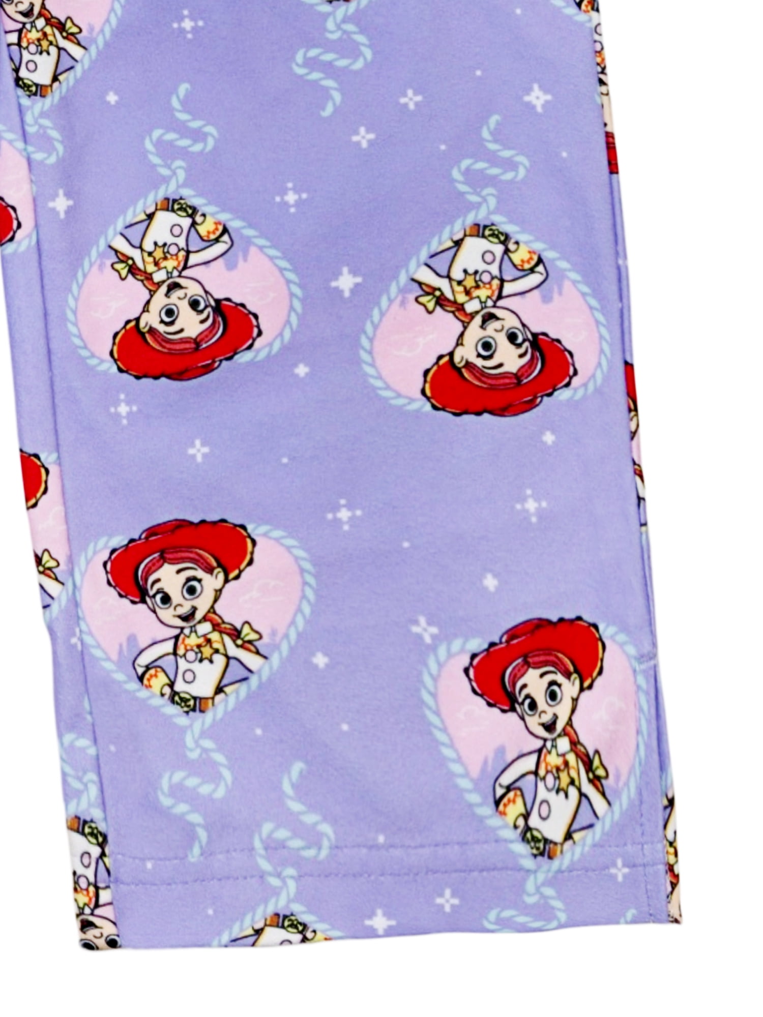 Toy Story Girls Short Sleeve Top and Pant Pajama Set, 2-Piece, Sizes 4-12