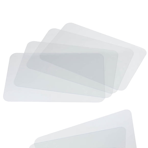 Juego de 8 Manteles Individuales Transparentes