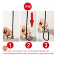 thumbnail image 4 of Collar De Acero Inoxidable Con Correa Para Perros Y Gatos, 4 of 8