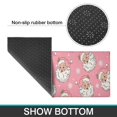 thumbnail image 6 of Pink Christmas Santa Pattern Kitchen Rugs Sets Of 2,Anti Fatigue Kitchen Mat Rugs Non Slip Washable,Decorative Kitchen Floor Mats for Kitchen,Sink,Laundry,17"x30"+17"x47", 6 of 7