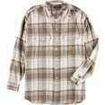 thumbnail image 1 of Ralph Lauren Camisa vaquera con botones para hombre, marrón, 3X grande, 1 of 1