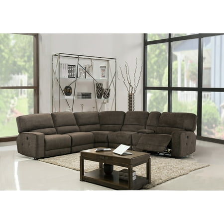 Gu Industries Chenille Fabric Upholstered Reclining Sectional Sofa Gu Industries Chenille Fabric Upholstered Reclining Sectional Sofa