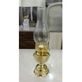 thumbnail image 2 of Brass Glass Oil Lamp Lantern - Maritime Collectible Home Decorative - Great for Gifting During - Weddings - Anniversaries Rustic Vintage Home Decor Gifts, 2 of 4