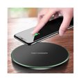 thumbnail image 2 of Wireless Charger Quick Charging Safe Ultra-thin QI Intelligent Charging Pad 10W for Smartphone-Black, 2 of 5