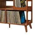 thumbnail image 6 of Maklaine Contemporary Wood Large Record Storage Console Walnut, 6 of 13